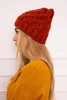 Cap with fleece Agnieszka K239 foxy