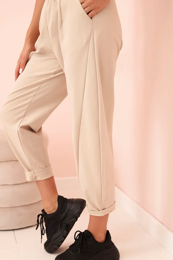 Hosen mit Taschen Summer Punto beige