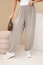 Damen-Viskosehose mit weitem Bein fango