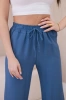 Viskózové široké nohavice Denim