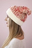 Bubble hat K219 ecru+malmine