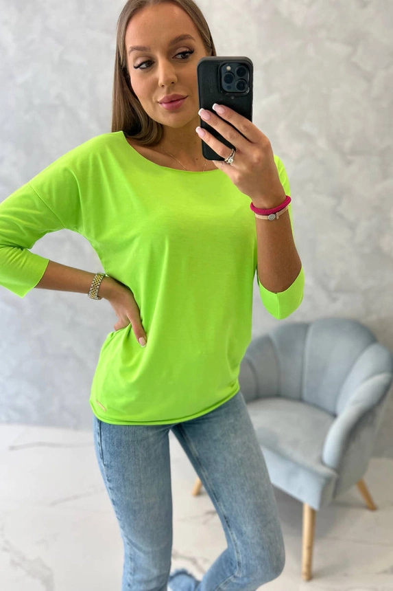 Blouse Casual green neon