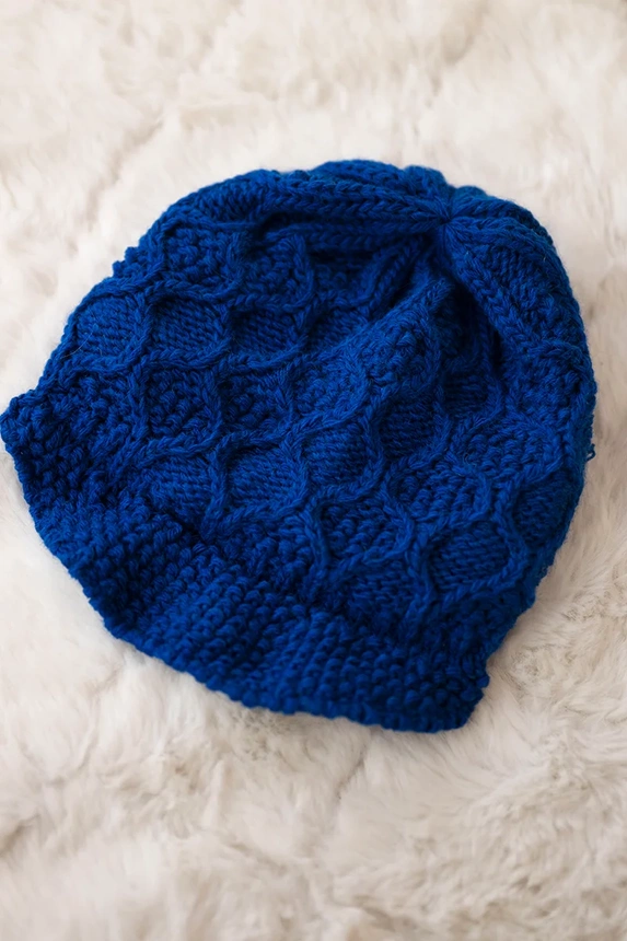 Fleecová čepice Roma Bis K235 cornflower