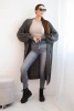 Long cardigan sweater cappuccino