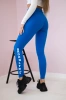 Pants leggings Brooklyn mauve-blue