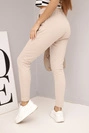 Damen Jogginghose mit elastischem Bund und Kordelzug beige