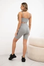 Sport-Set Oberteil + Leggings grau