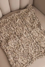 Damen Schal aus weichem Wollmaterial Winter KN25 dunkelbeige