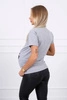 Maternity blouse Guck gray