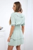 Waisted dress dark mint