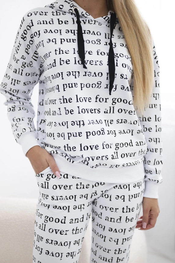 Set with print white