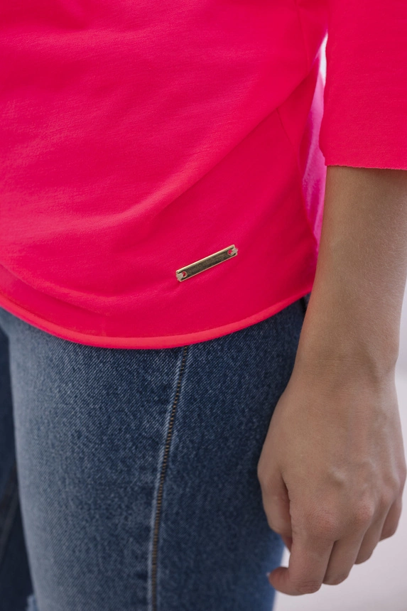 Blouse Casual pink neon