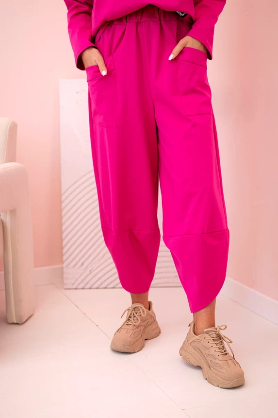 Set of new punto sweatshirt pants fuchsia