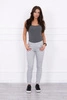 Colorful jeans gray