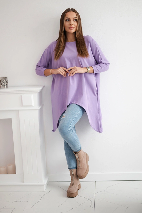 Blúzka oversize fialová