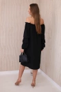 Spanisches Kleid mit dekorativen Ärmeln schwarz