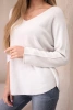 V-neck sweater beige