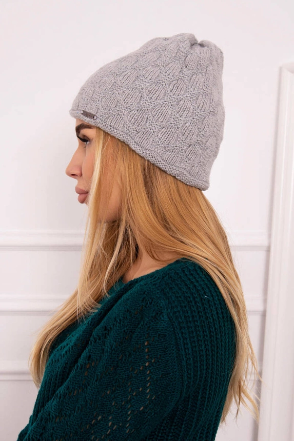 Cap Agata K222 light gray