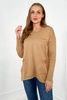 Sweater with front pockets Camel