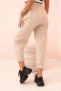Summer Punto pants with pockets beige