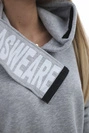 Zateplená mikina s kapucňou šedá