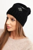 Women's winter wool hat with zirconia K453 graphite