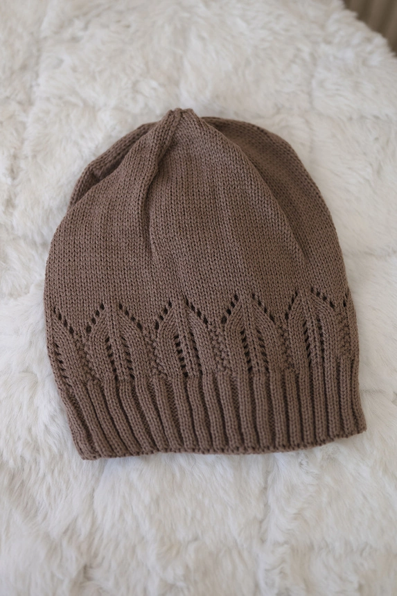 Women's cap Irmina K333 mocca