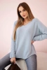 V-neck sweater grey