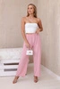 Wide-leg trousers powder pink