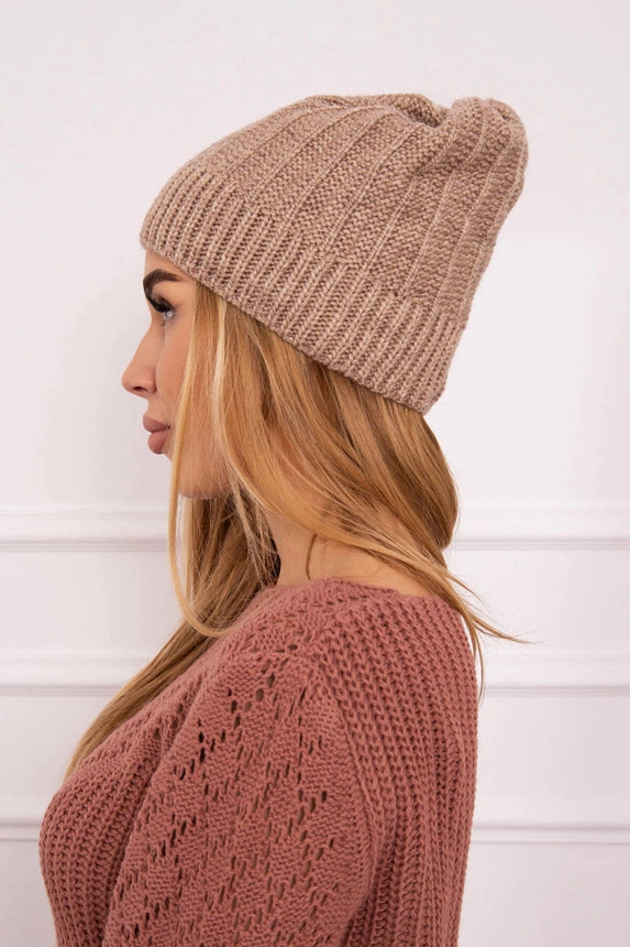 Anna Fleece-Mütze K238 dunkelbeige