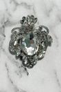 Brosche XZ459-247 Silber