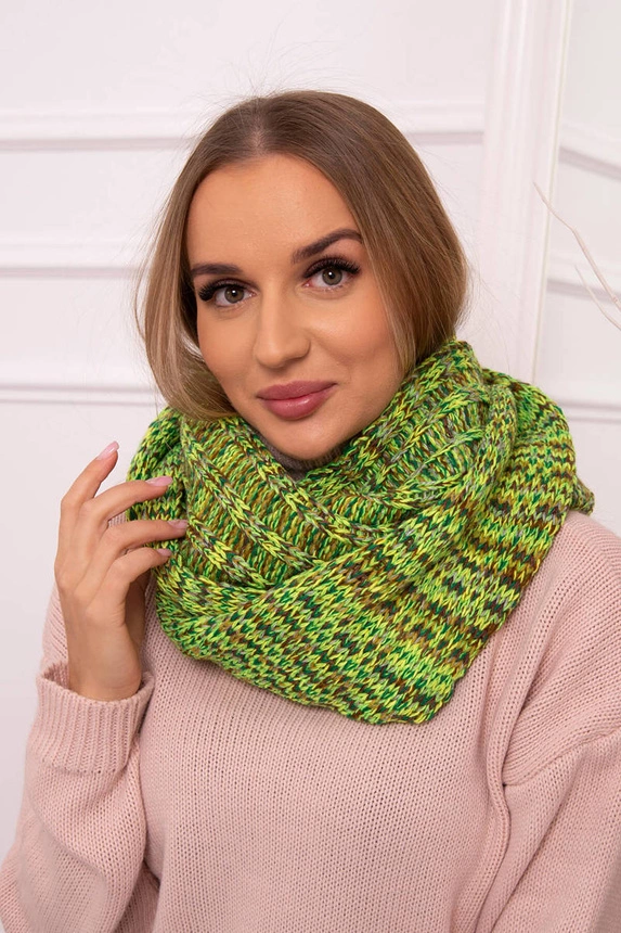 KN15 Damen Snood grün neon