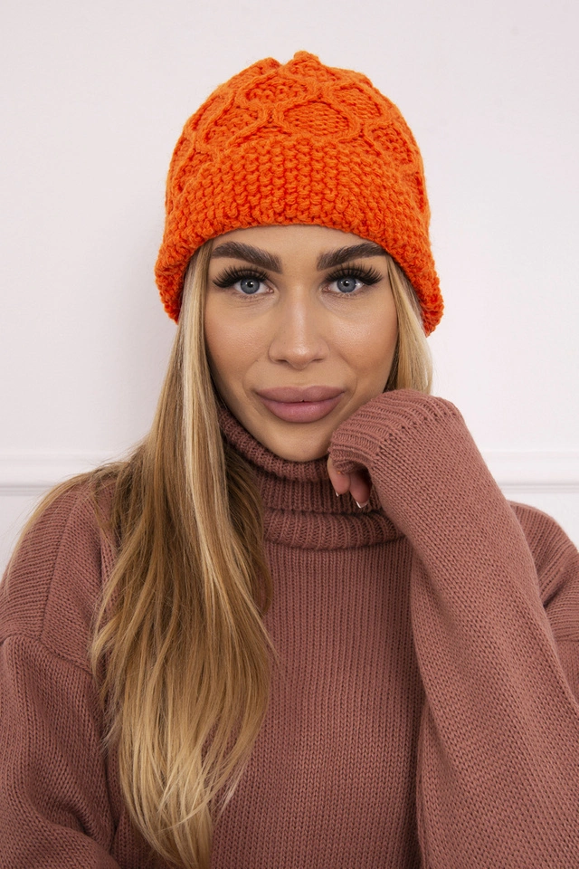 Čapica с fleece Roma Bis K235 oranžová