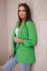 Sako s klopami elegantní světle zelené