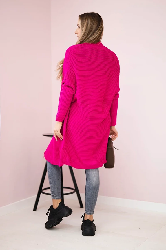Pullover mit Fledermausärmeln fuchsia