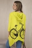 Sweatshirt with a bicycle print kiwi