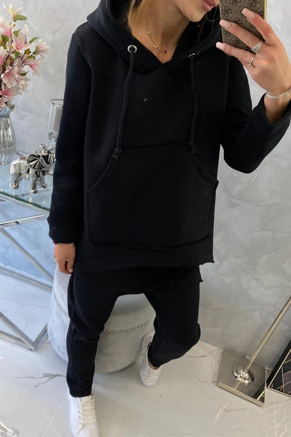 Set with pants Baggy black