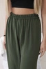 Hose mit weitem Bein khaki