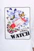 Dress with graphics 3D Watch ecru