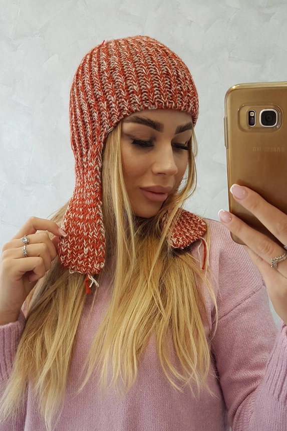 Women's long eared cap Jana K314 foxy