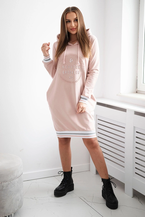 Brooklyn Kleid dunkel puderrosa