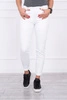 Kelnės spalvoto džinso baltos spalvos