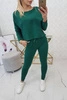 Set with oversized blouse green