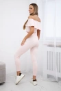 Set with a frill powdered pink
