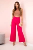 Pants with a wide leg fuchsia
