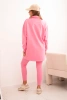 3-piece set of sweatshirt, top and leggings light pink
