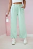 Wide-leg trousers buttery-fabric mint