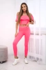 Set with a frill pink neon