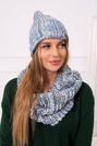 Damen-Fleece-Set Wiwiana K273 dunkelgrau