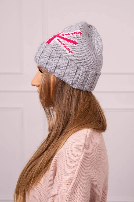 Women's cap Meghan K410 light grey